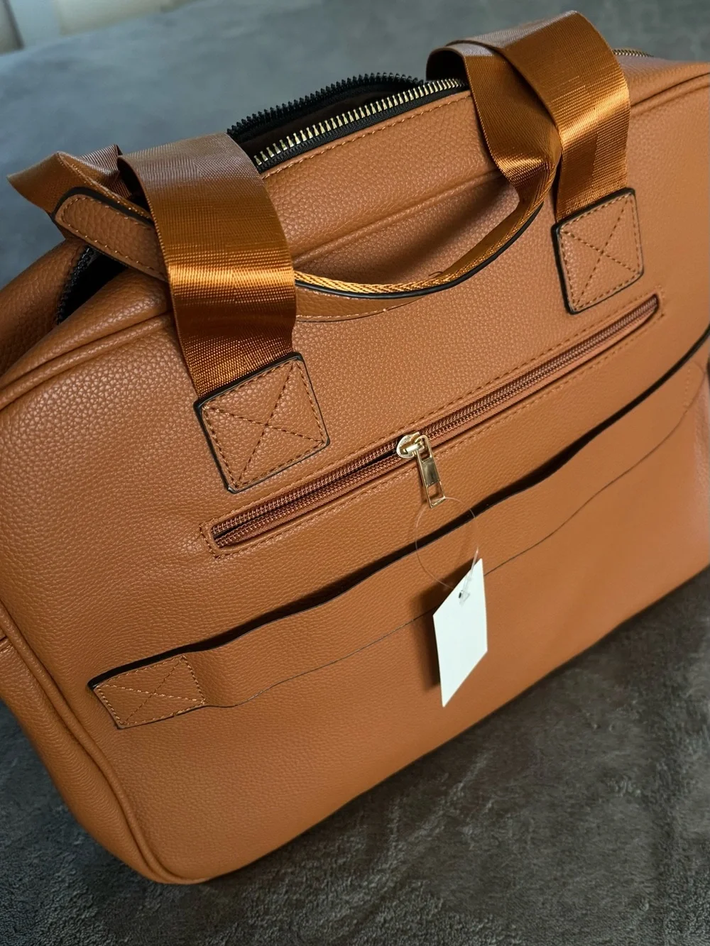 Brand-new vegan leather laptop/work bags.